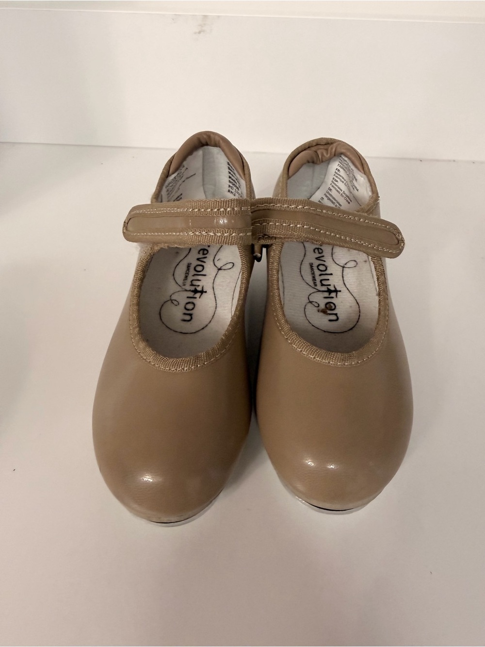 Revolution Girls' Tan Mary Jane Dress Shoes